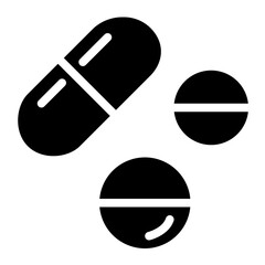 drug glyph icon style