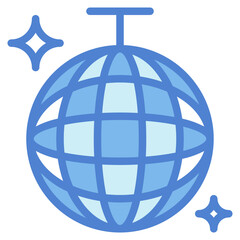 disco ball two tone icon style