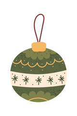christmas green ball