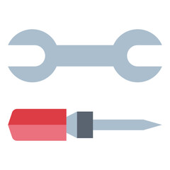 tools flat icon style