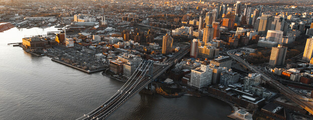 Broolkyn, DUMBO, Manhattan Bridge, NYC Sunrise.