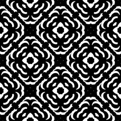 seamless pattern with flowers, oriented flowers