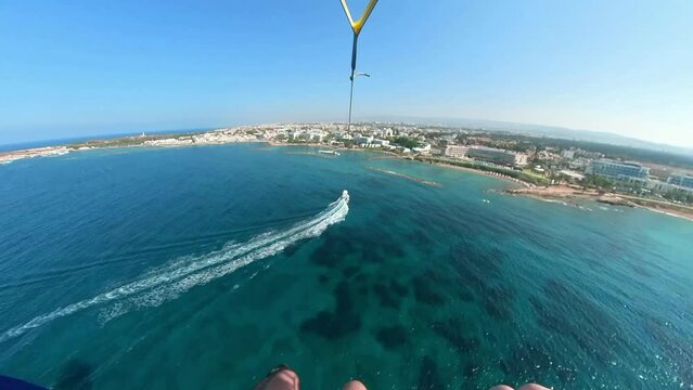 Parasailing View From Above