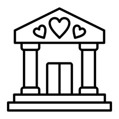 Foundation Line Icon