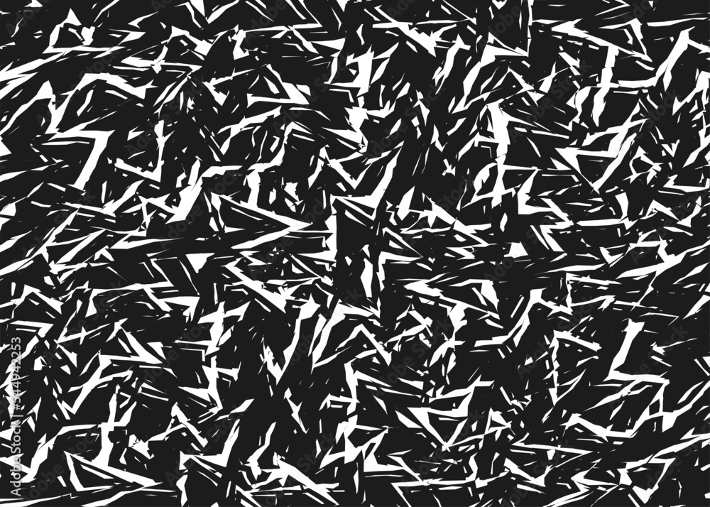 Poster abstract background with seamless rough lines pattern