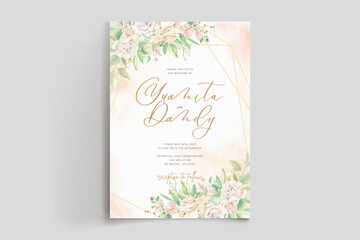 Hand drawn elegant floral illustrated background 