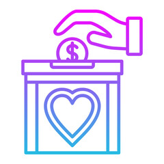 Help Line Gradient Icon