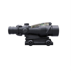 Rifle scope isolated