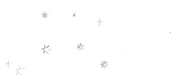 Winter christmas sky with falling snow