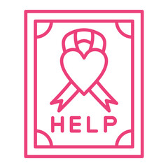 Poster Multicolor Line Icon