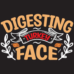 Thanksgiving t shirt design with Thanksgiving elements or Hand drawn Thanksgiving typography design