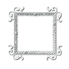 Frame, in the style of an ornament, Vector illustration eps 10, Art.	