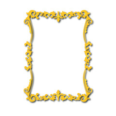 Frame, in the style of an ornament, Vector illustration eps 10, Art.	