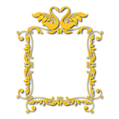 Frame, in the style of an ornament, Vector illustration eps 10, Art.	