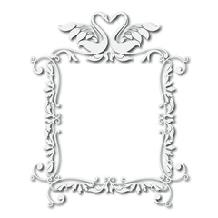 Frame, in the style of an ornament, Vector illustration eps 10, Art.	