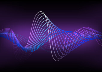 Blue_Line_Wave_Dark_Purple_Background