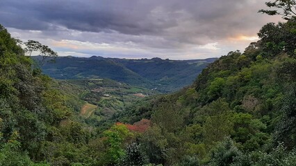 view of the mountains