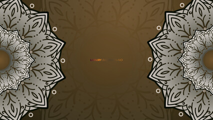 Luxury ornamental mandala background