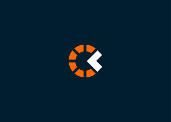 initial letter c logo design vector illustration template