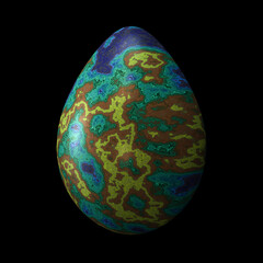 Peacock Iridescent Egg