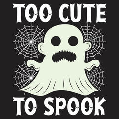 Happy Halloween t shirt design with Halloween elements or Hand drawn Halloween typography design