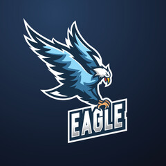 eagle mascot logo esports