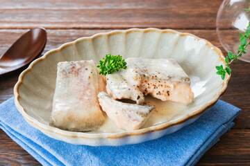 鮭のクリーム煮