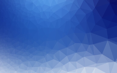 Light BLUE vector polygonal pattern.
