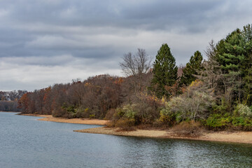 Late Fall at Lake Marburg, Codorus State Park, Pennsylvania USA, Hanover, Pennsylvania