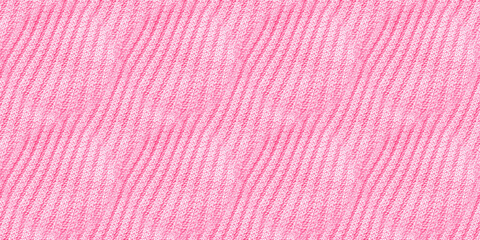 Kids Fabric Winter. Pink Knitted Blanket. Soft
