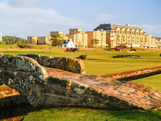 Small stone arch bridge over creek