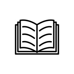 open book icon design vector template