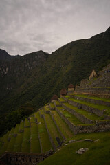 Inca terraces in Machu Picchu