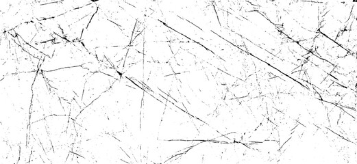 Scratched and Cracked Grunge Urban Background Texture Vector. Dust Overlay Distress Grainy Grungy Effect. Distressed Backdrop Vector Illustration. Isolated Black on White Background. EPS 10. - 544965412