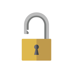 padlock icon design vector template