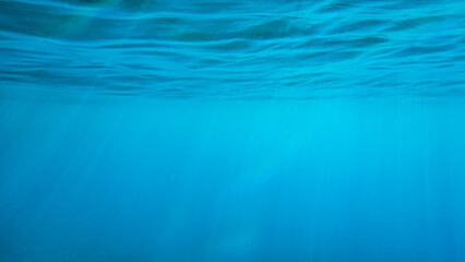 Idyllic shot of blue seascape