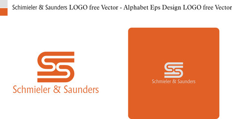 Schimieler & Saunders LOGO free Vector - Alphabet Eps Design LOGO free Vector