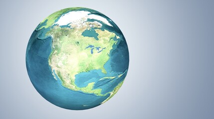 Classic World Map Planet globe