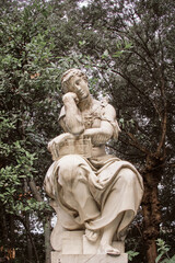 Fototapeta na wymiar Marble sculpture in Boboli garden