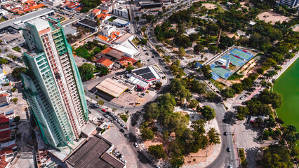 Açude Velho Hídrico Campina Grande Paraíba Nordeste Brasil Abastecimento Água Paisagem Urbano...