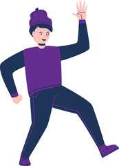 People with different poses, male and female characters 