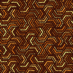 Abstract seamless pattern. Repeating geometric background. Art design for prints. Repeated modern texture. Repeat paint line. Contemporary urban shape. Vintage graphic geometry. Vector illustration