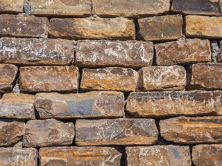 Retaining stone wall background - Real background concept