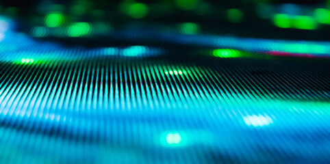 LED blurred screen abstract - 544978017
