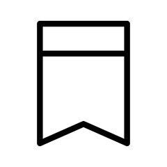 Bookmark Icon Vector Symbol Design Illustration