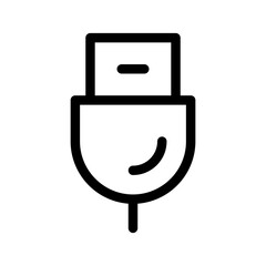 Cord Icon Vector Symbol Design Illustration