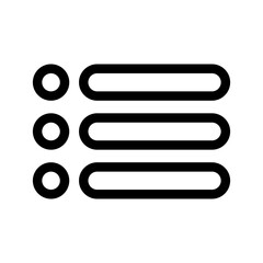 Fototapeta premium List Icon Vector Symbol Design Illustration