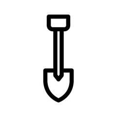 Shovel Icon Vector Symbol Design Illustration