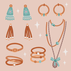 Boho juewelry set