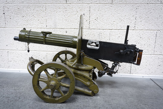 Old machine gun maxim. 